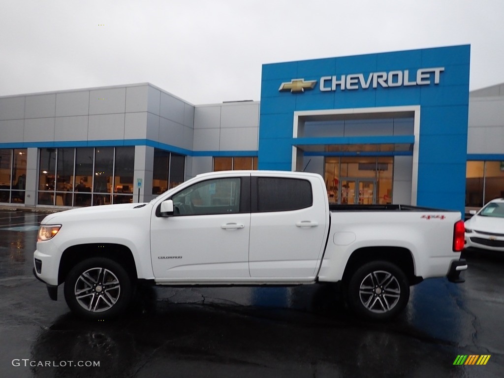 Summit White 2019 Chevrolet Colorado WT Crew Cab 4x4 Exterior Photo #143474210