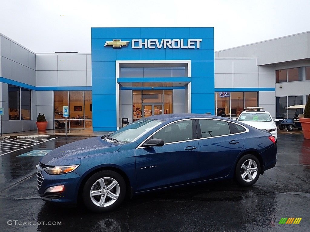 2019 Malibu LS - Pacific Blue Metallic / Jet Black photo #1