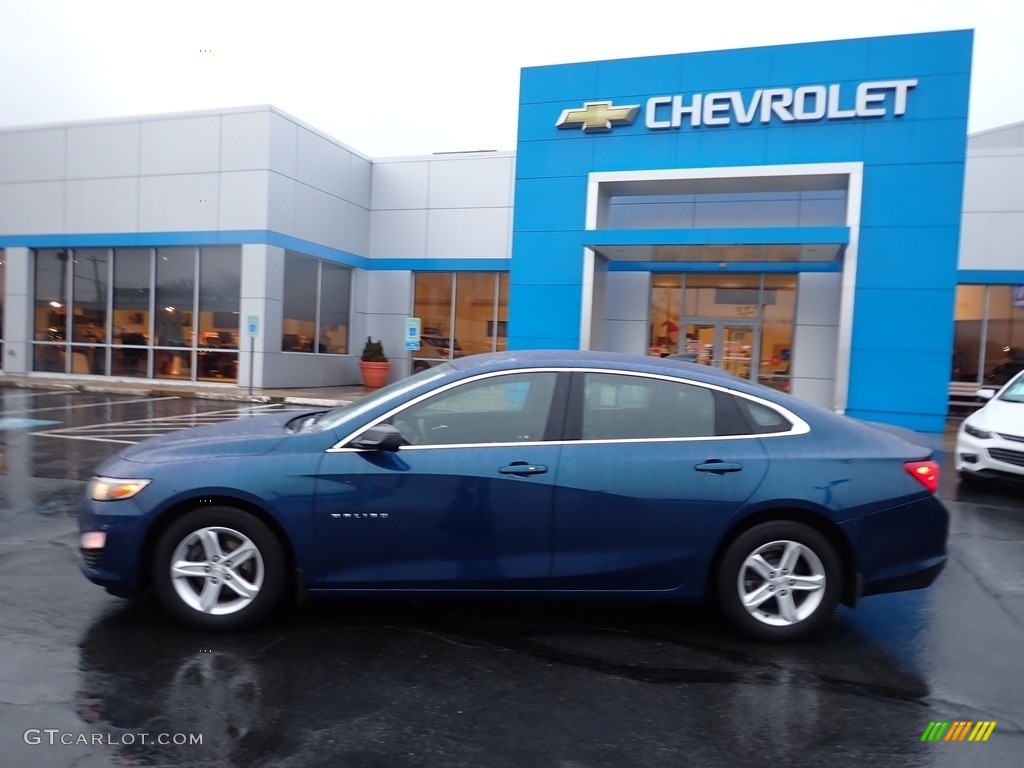 2019 Malibu LS - Pacific Blue Metallic / Jet Black photo #3