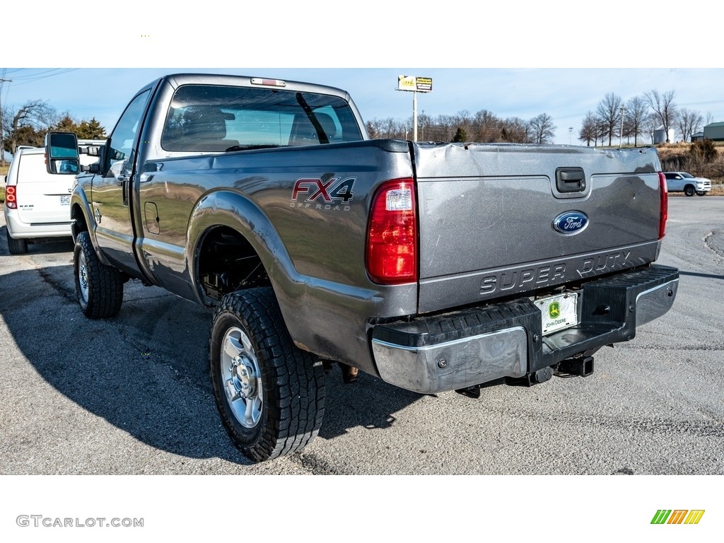 2013 F350 Super Duty XLT Regular Cab 4x4 - Sterling Gray Metallic / Steel photo #6