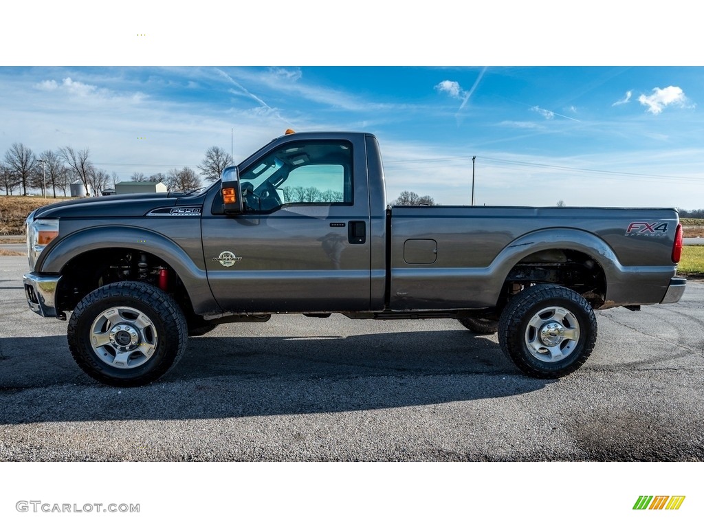 Sterling Gray Metallic 2013 Ford F350 Super Duty XLT Regular Cab 4x4 Exterior Photo #143476238