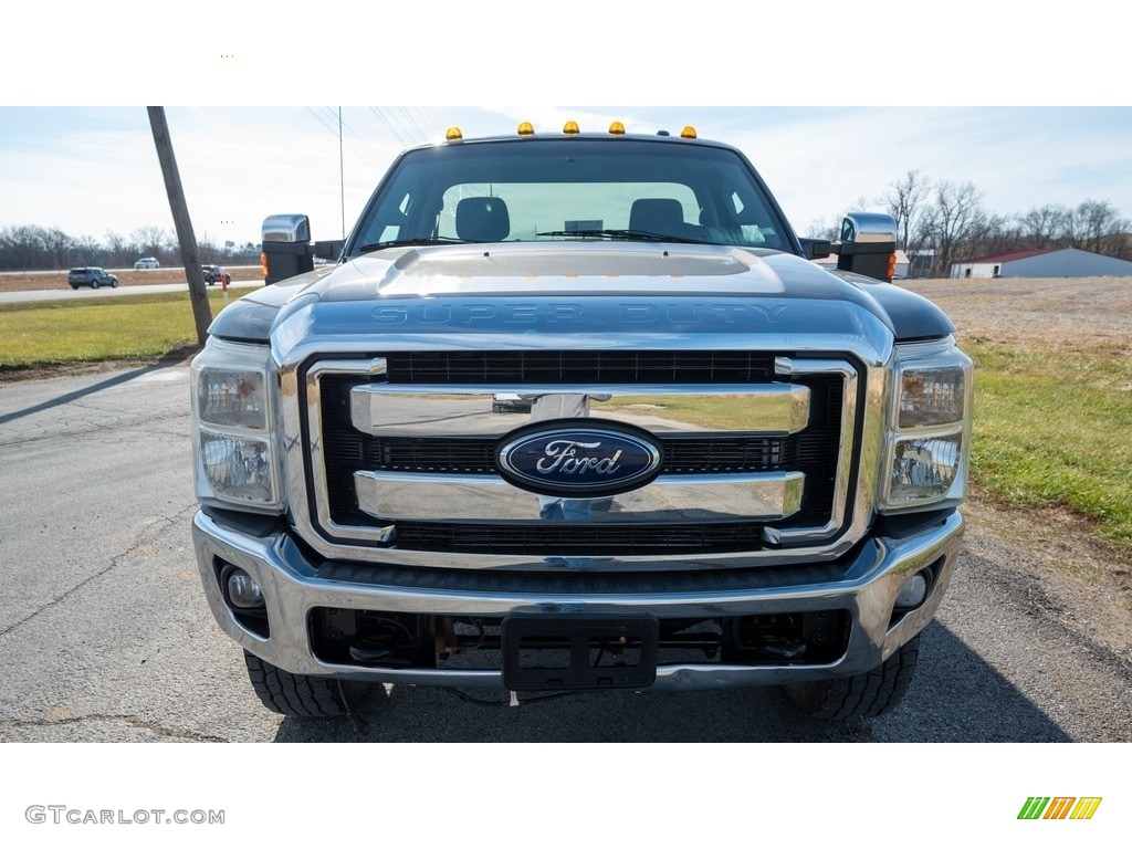 2013 F350 Super Duty XLT Regular Cab 4x4 - Sterling Gray Metallic / Steel photo #9