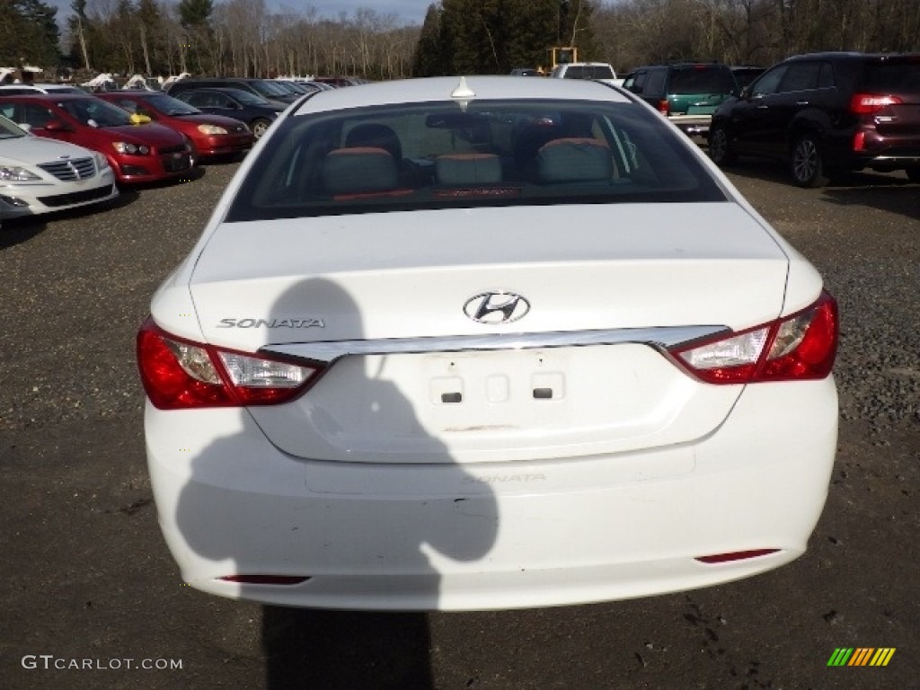 2013 Sonata GLS - Shimmering White / Camel photo #6