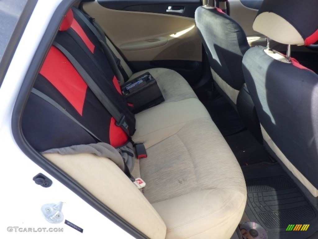 2013 Sonata GLS - Shimmering White / Camel photo #10