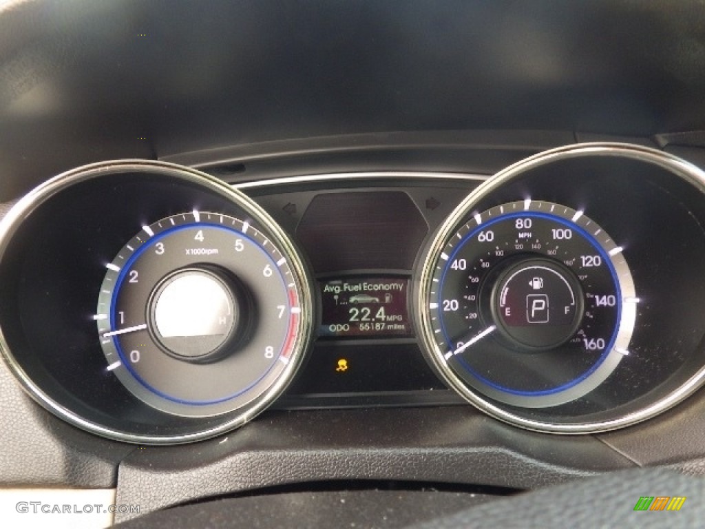 2013 Sonata GLS - Shimmering White / Camel photo #12