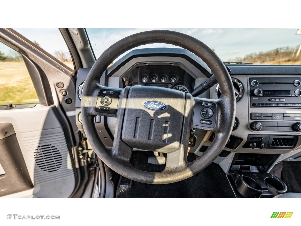 2013 Ford F350 Super Duty XLT Regular Cab 4x4 Steel Steering Wheel Photo #143476619