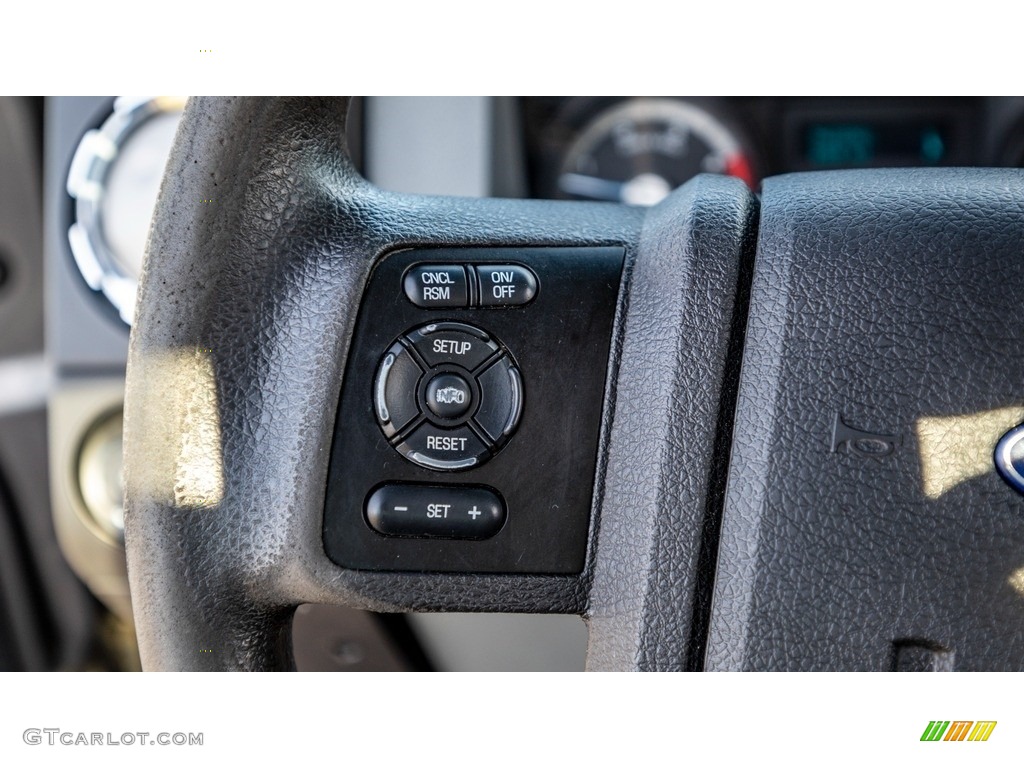 2013 Ford F350 Super Duty XLT Regular Cab 4x4 Steel Steering Wheel Photo #143476643