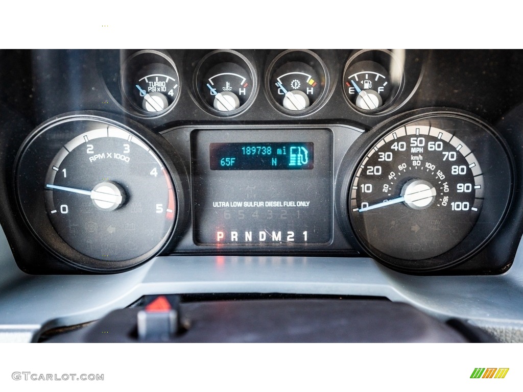 2013 Ford F350 Super Duty XLT Regular Cab 4x4 Gauges Photo #143476679