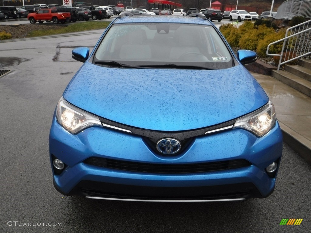 2017 RAV4 XLE AWD Hybrid - Electric Storm Metallic / Black photo #11