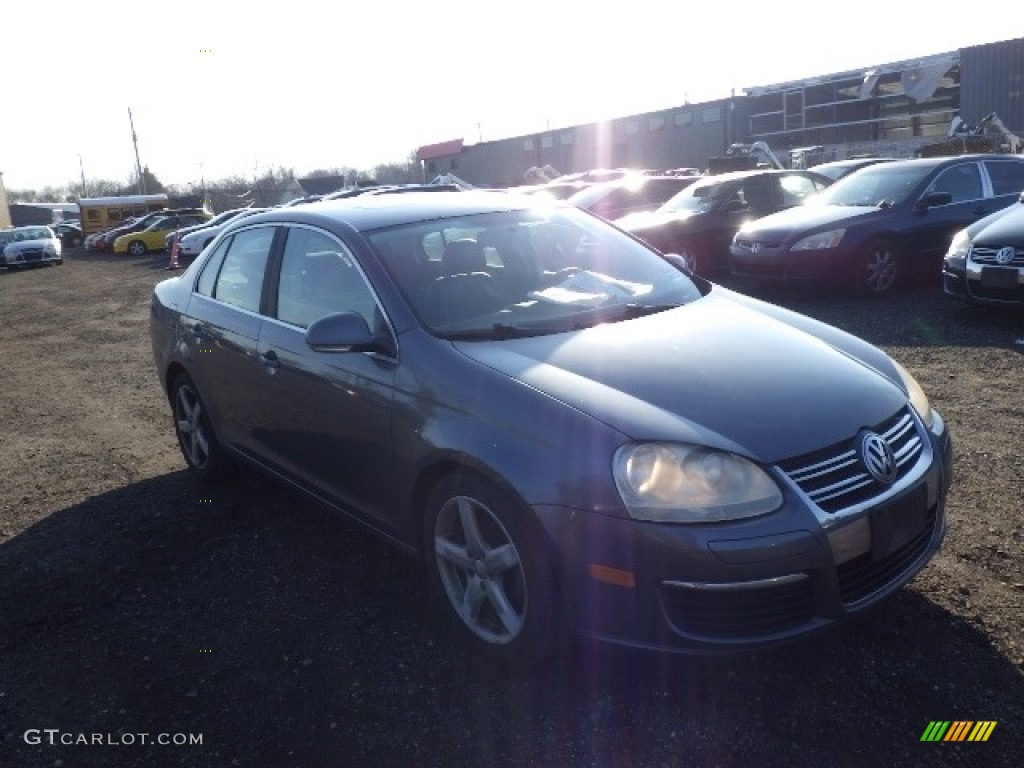 2008 Jetta SE Sedan - Platinum Grey Metallic / Anthracite Black photo #3