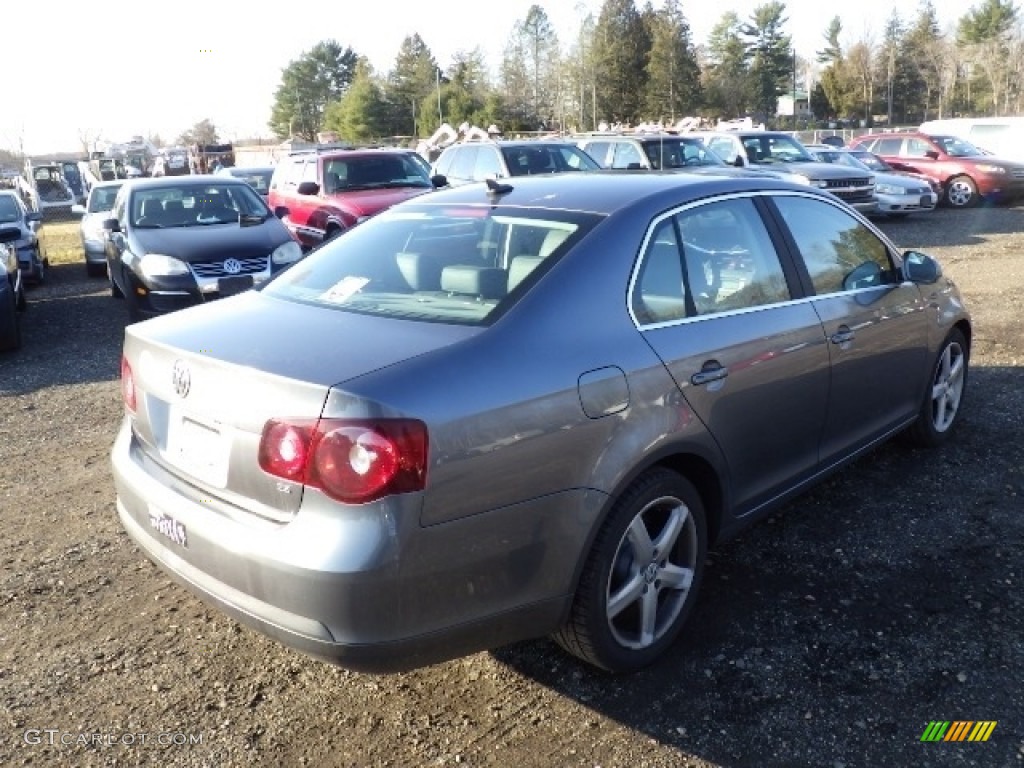 2008 Jetta SE Sedan - Platinum Grey Metallic / Anthracite Black photo #6