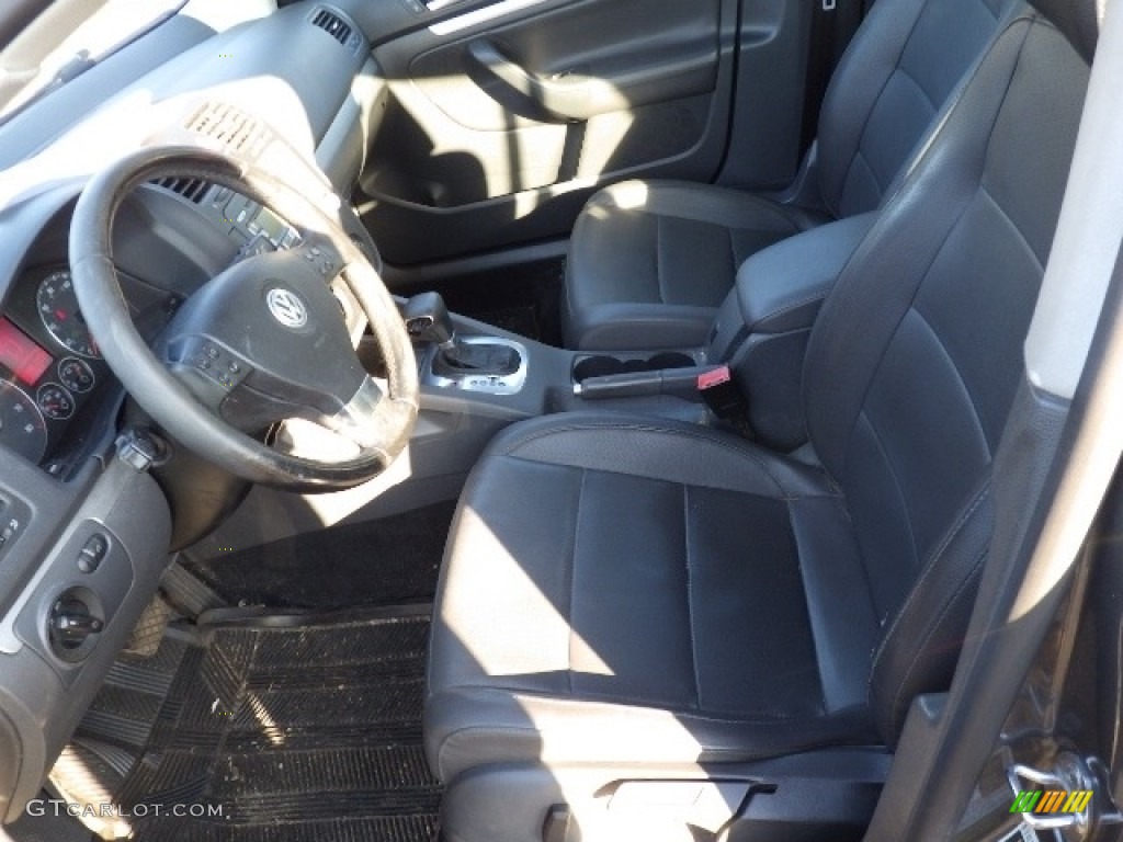 2008 Jetta SE Sedan - Platinum Grey Metallic / Anthracite Black photo #7