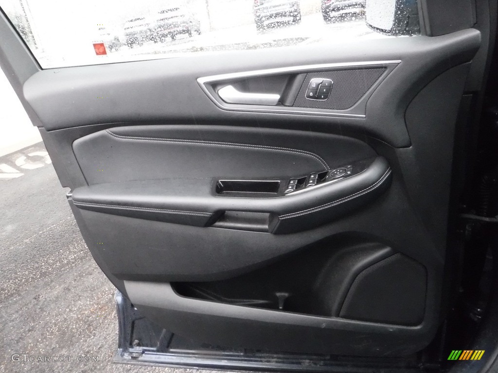 2017 Edge Titanium AWD - Blue Jeans Metallic / Ebony photo #11