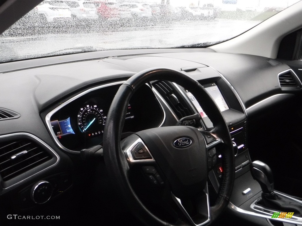2017 Edge Titanium AWD - Blue Jeans Metallic / Ebony photo #13