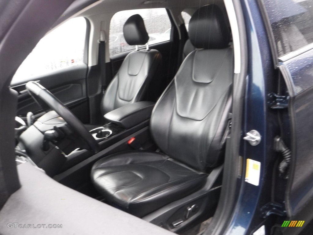 2017 Edge Titanium AWD - Blue Jeans Metallic / Ebony photo #14