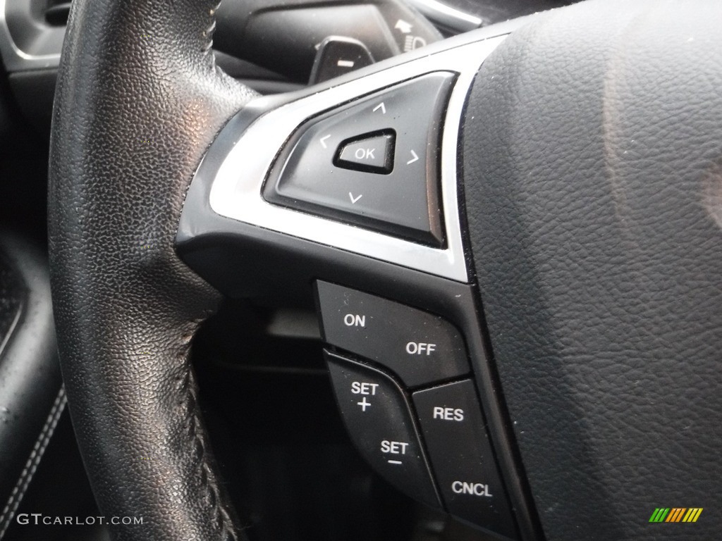 2017 Edge Titanium AWD - Blue Jeans Metallic / Ebony photo #21