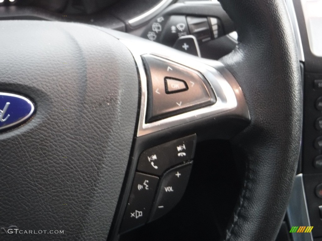 2017 Edge Titanium AWD - Blue Jeans Metallic / Ebony photo #22