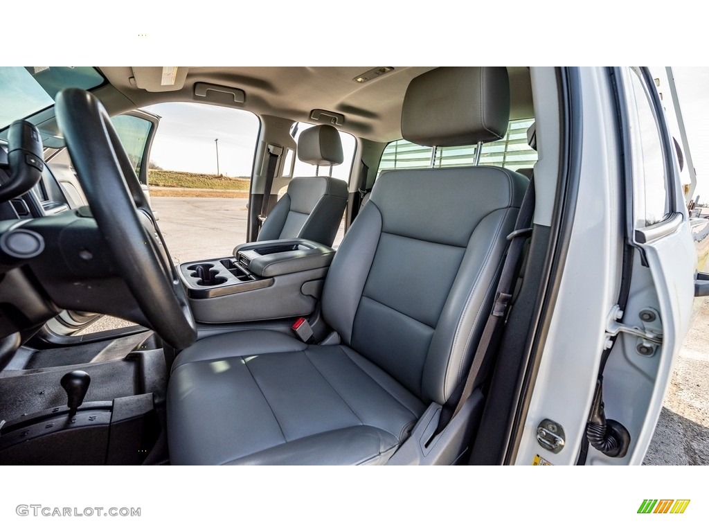 Dark Ash/Jet Black Interior 2018 Chevrolet Silverado 3500HD Work Truck Double Cab 4x4 Photo #143478182