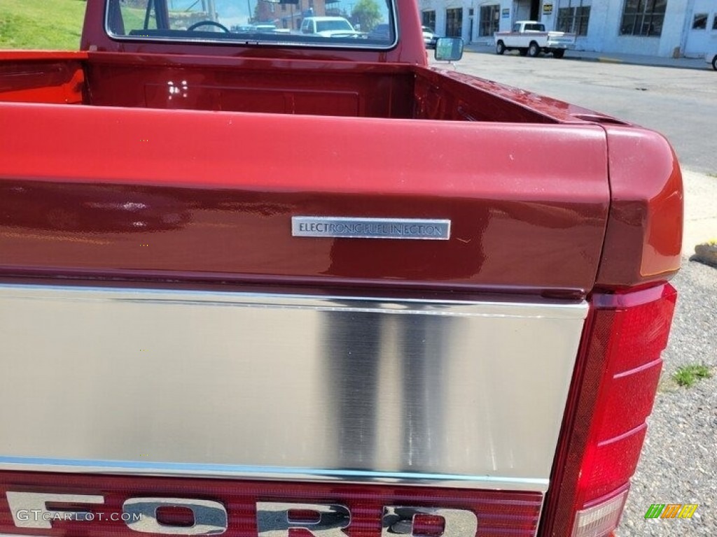 1986 F150 XLT Regular Cab - Bright Red / Red photo #10
