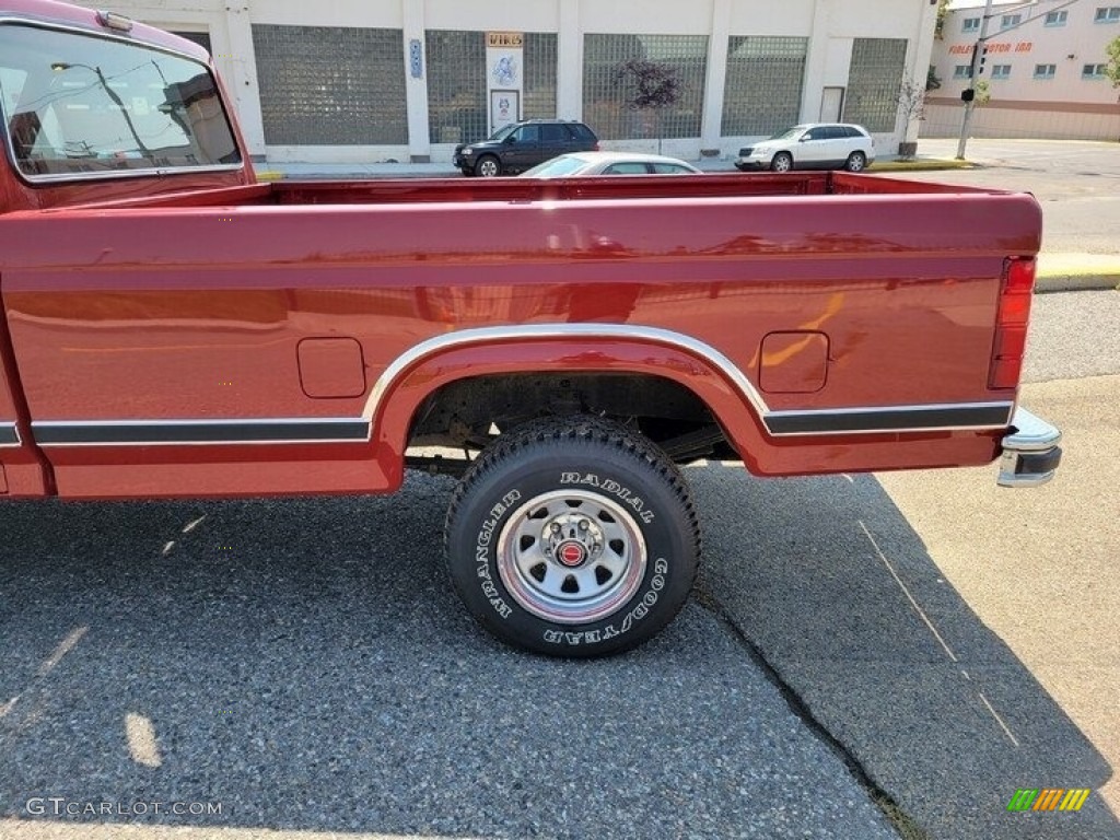 1986 F150 XLT Regular Cab - Bright Red / Red photo #14