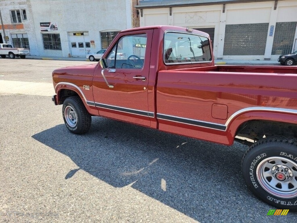 1986 F150 XLT Regular Cab - Bright Red / Red photo #15