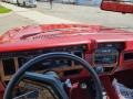 1986 Ford F150 Red Interior Dashboard Photo