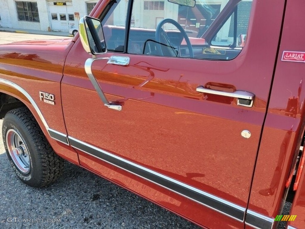 1986 F150 XLT Regular Cab - Bright Red / Red photo #23