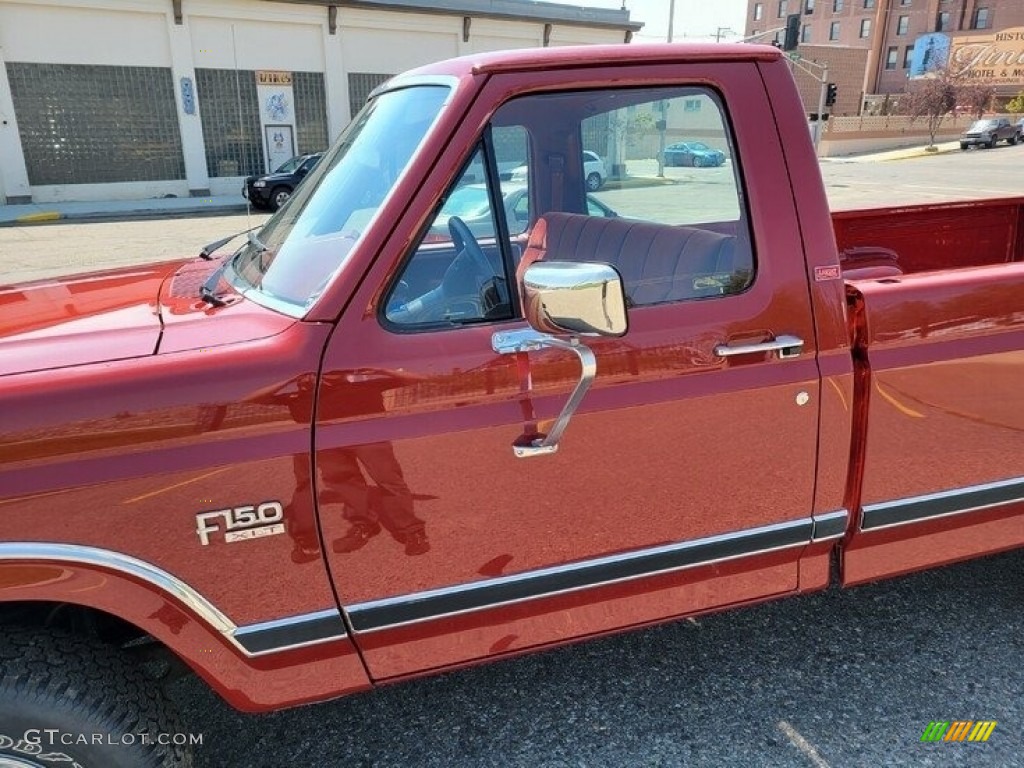 1986 F150 XLT Regular Cab - Bright Red / Red photo #26