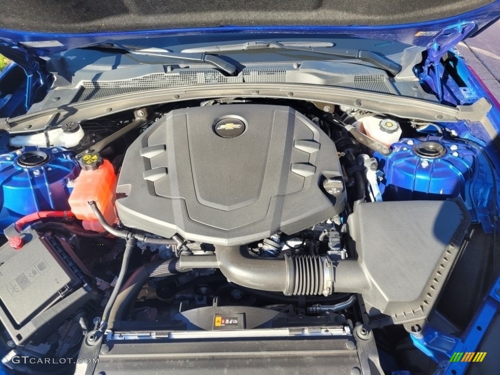 2016 Camaro LT Coupe - Hyper Blue Metallic / Medium Ash Gray photo #7