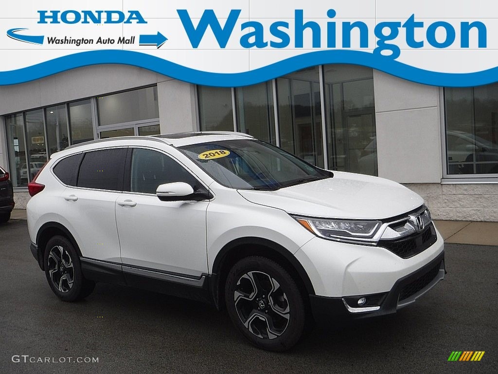 White Diamond Pearl Honda CR-V