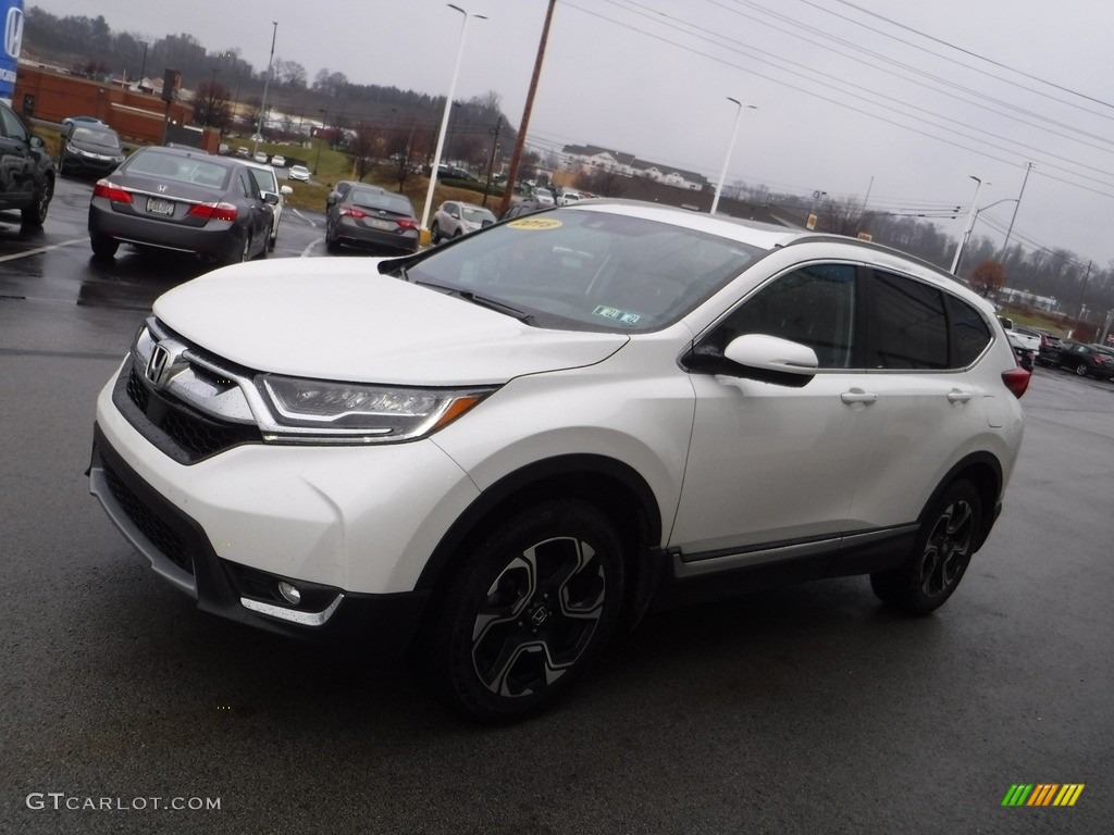 2018 CR-V Touring AWD - White Diamond Pearl / Black photo #5