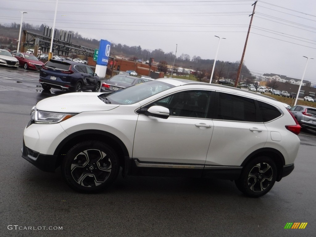 2018 CR-V Touring AWD - White Diamond Pearl / Black photo #6