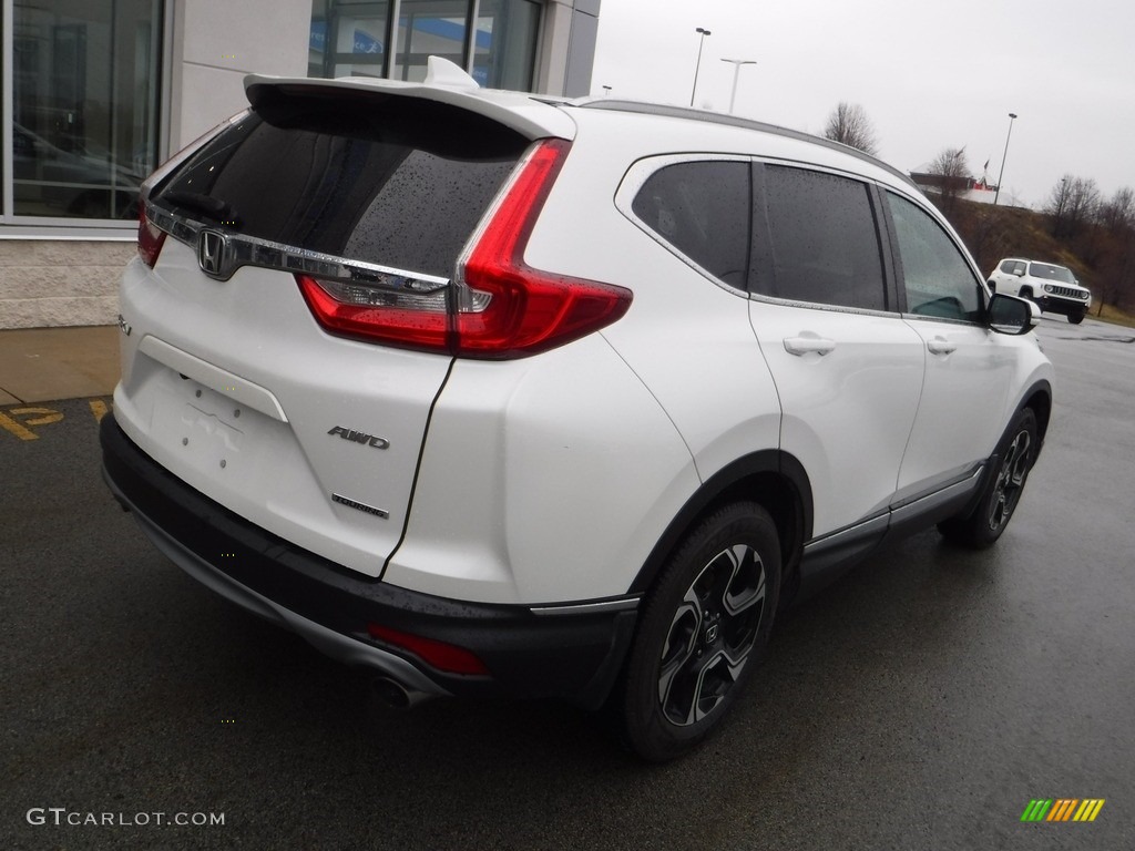 2018 CR-V Touring AWD - White Diamond Pearl / Black photo #9