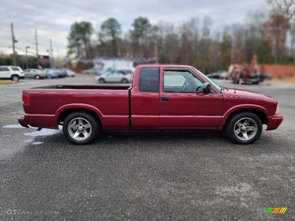 Dark Cherry Red Metallic 2003 GMC Sonoma SL Extended Cab Exterior Photo #143480010
