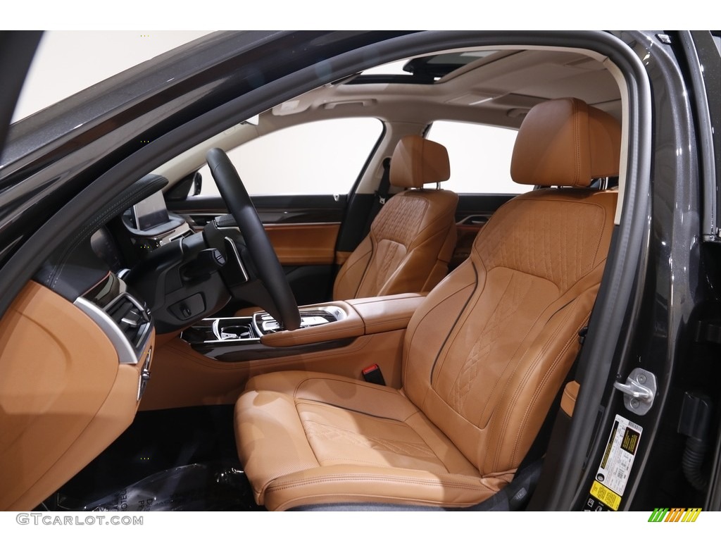Cognac Interior 2021 BMW 7 Series 740i xDrive Sedan Photo #143480791