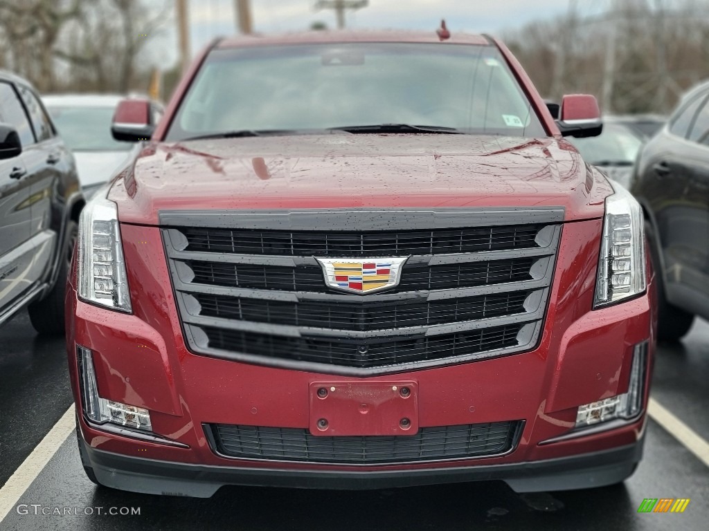 2020 Escalade Luxury 4WD - Red Passion Tintcoat / Jet Black photo #2