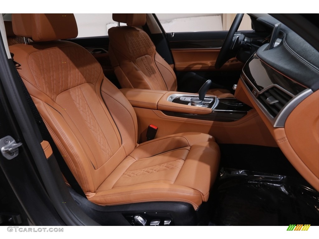 2021 7 Series 740i xDrive Sedan - Dark Graphite Metallic / Cognac photo #18