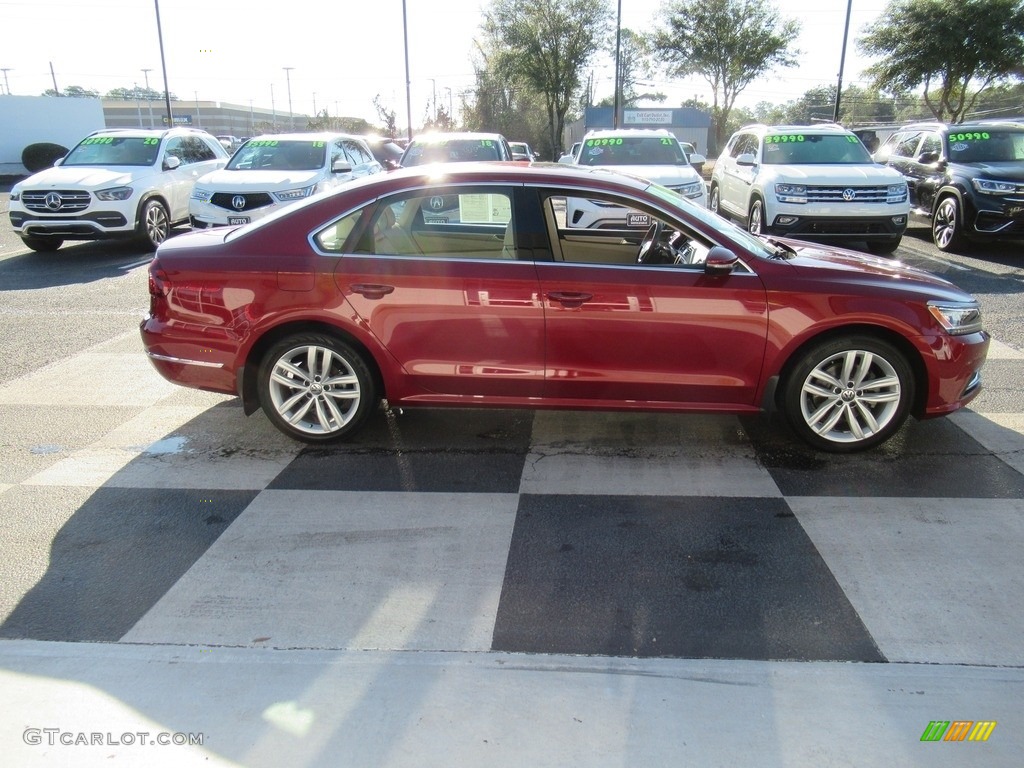 2018 Passat SE - Fortana Red Metallic / Cornsilk Beige photo #3
