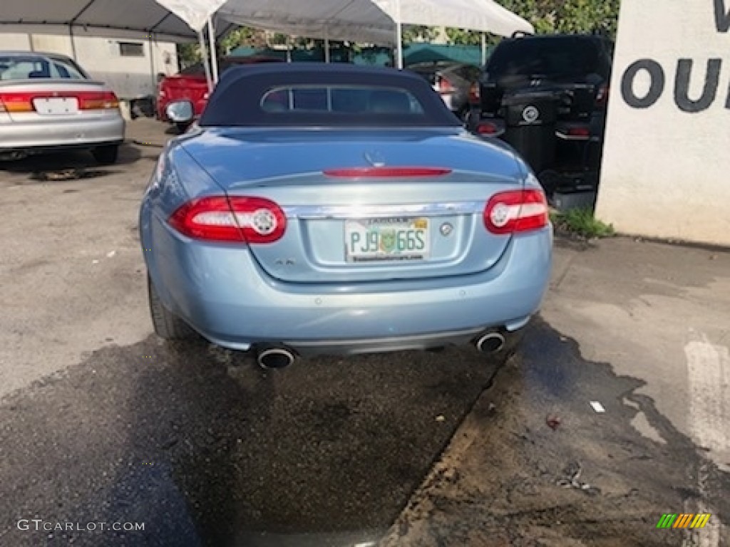 2010 XK XK Convertible - Frost Blue Metallic / Ivory photo #4