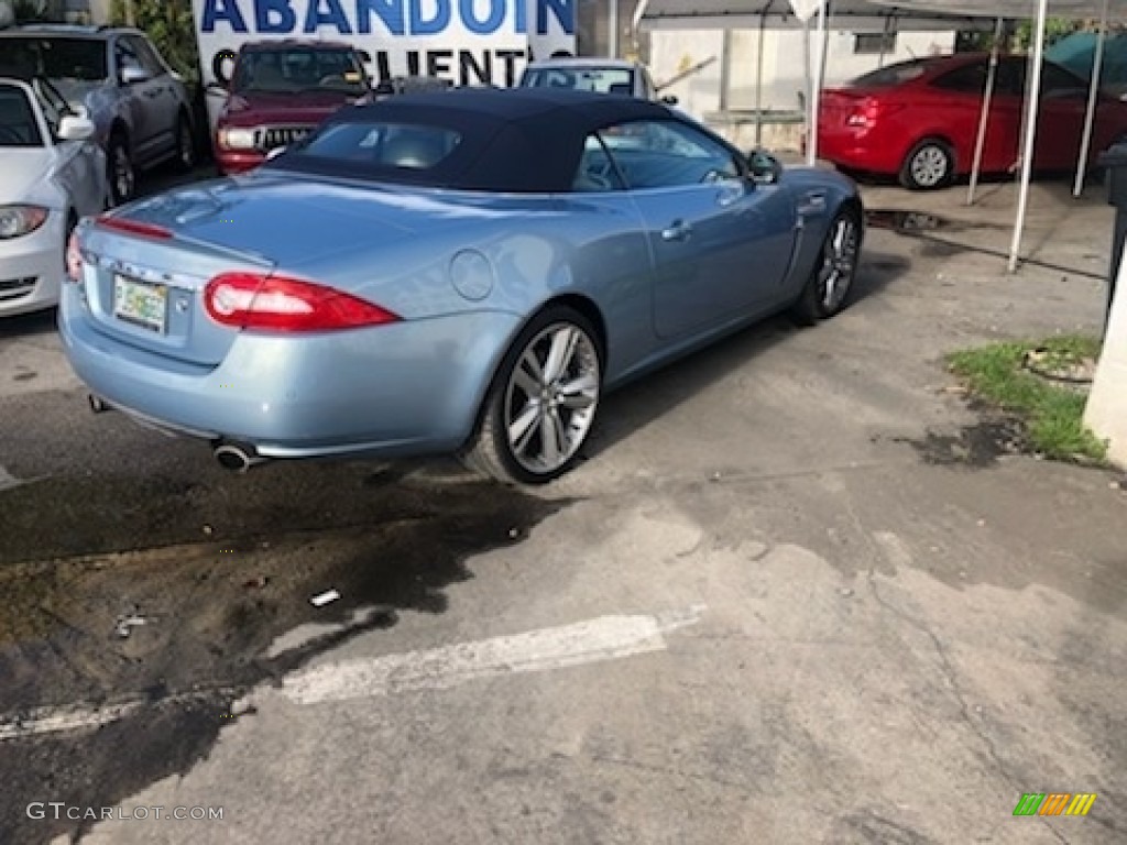 2010 XK XK Convertible - Frost Blue Metallic / Ivory photo #5