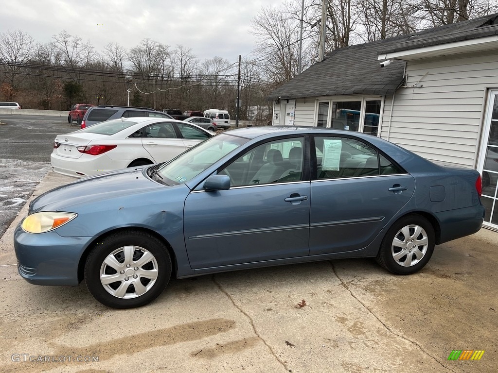 2002 Camry XLE - Catalina Blue Metallic / Stone photo #3