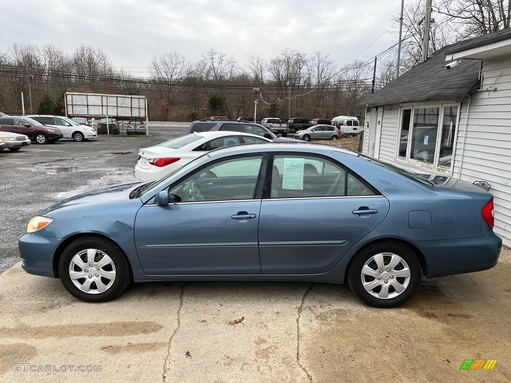 2002 Camry XLE - Catalina Blue Metallic / Stone photo #4