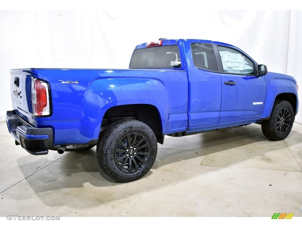 2021 Canyon Elevation Extended Cab 4x4 - Dynamic Blue Metallic / Jet Black/Dark Ash photo #2