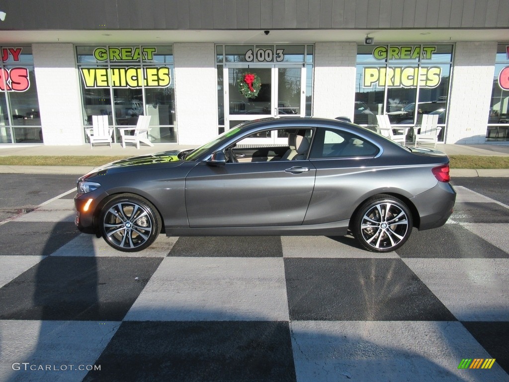 2020 2 Series 230i Coupe - Mineral Grey Metallic / Oyster photo #1