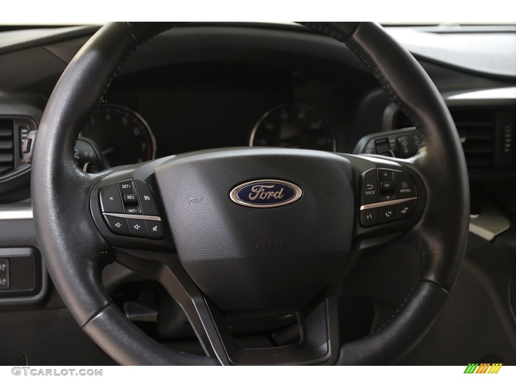 2020 Explorer XLT 4WD - Blue Metallic / Sandstone photo #7