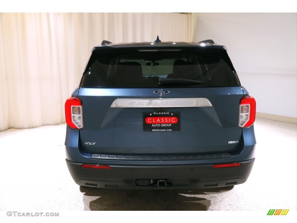 2020 Explorer XLT 4WD - Blue Metallic / Sandstone photo #19