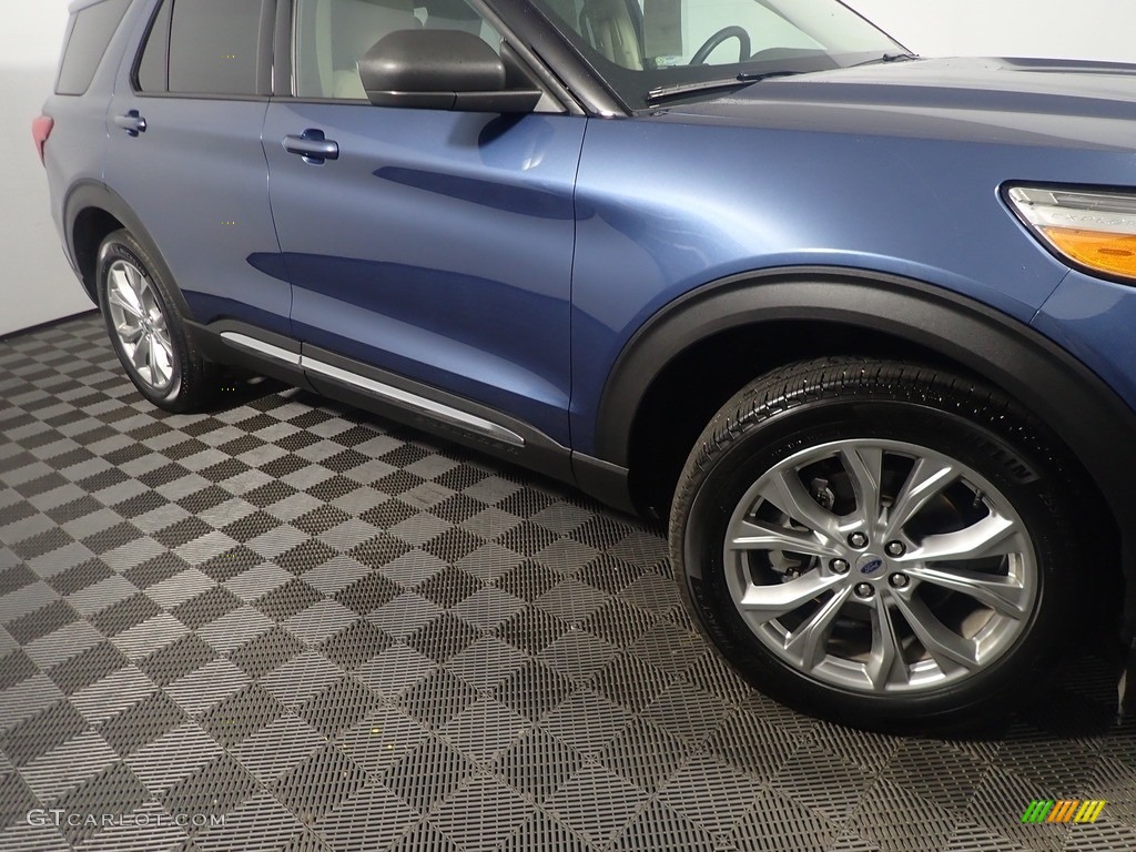 2020 Explorer XLT 4WD - Blue Metallic / Sandstone photo #4