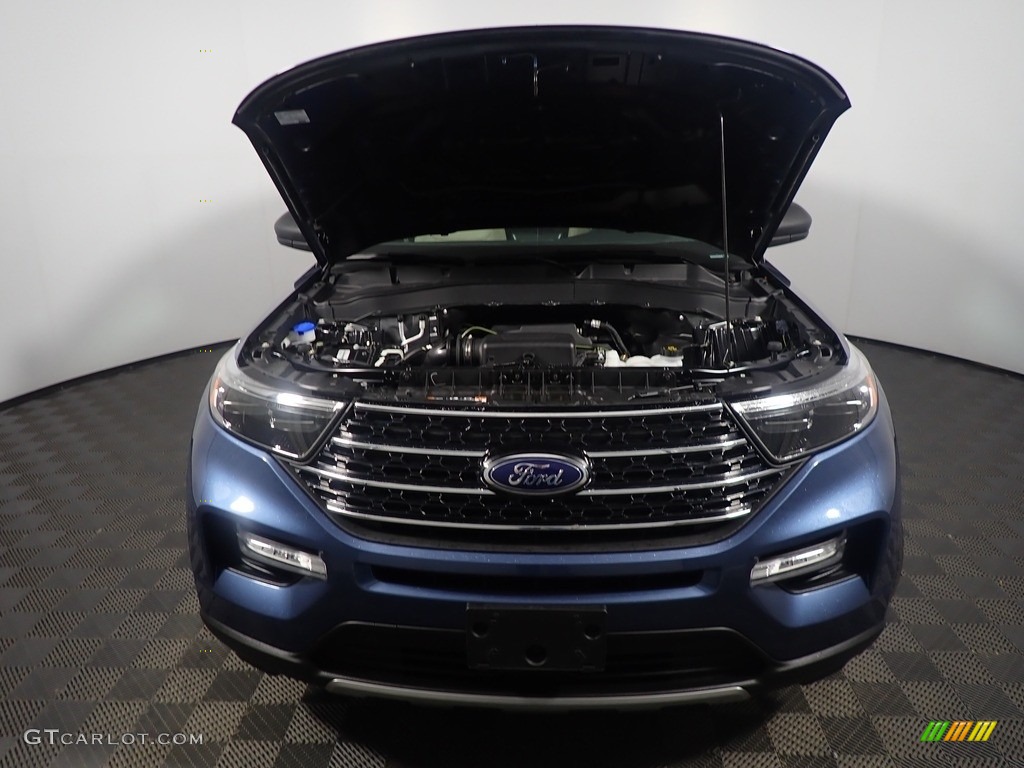 2020 Explorer XLT 4WD - Blue Metallic / Sandstone photo #6