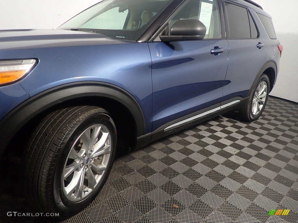 2020 Explorer XLT 4WD - Blue Metallic / Sandstone photo #10