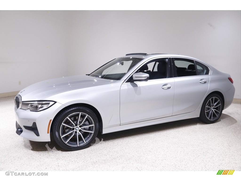 2019 3 Series 330i xDrive Sedan - Glacier Silver Metallic / Black photo #3